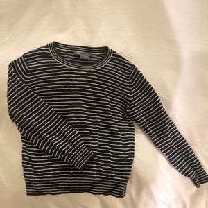 Vince cropped striped sweater